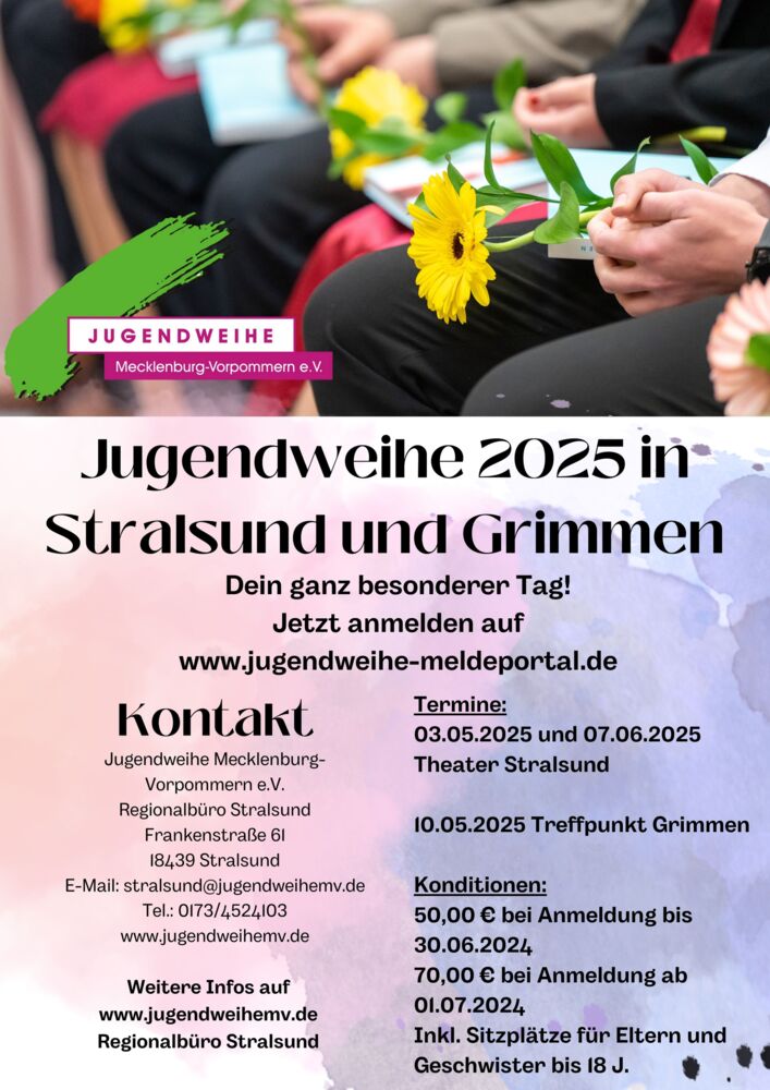  Geschäftsstelle Stralsund - Jugendweihe in MV Illustration 